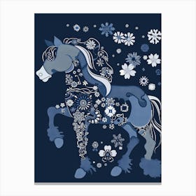 Snowflake Horse 1 Canvas Print