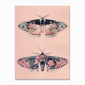 Radiant Butterflies William Morris Style 7 Canvas Print