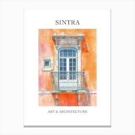 Sintra Travel And Architecture Poster 3 Canvas Print