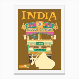 Fly Aeromundo India Canvas Print