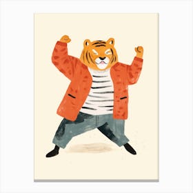 Tiger Illustration Canvas Print