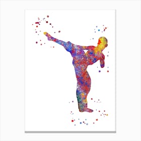 Karate Boy Canvas Print