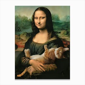 Mona Cat Canvas Print