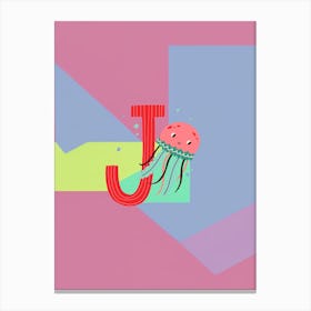 Kids Initials K Canvas Print