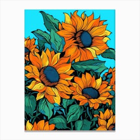 Sunflowers 24 Canvas Print