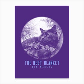 Best Blanket San Marcos - Pets - cat, cats, kitty, kitten, cute, funny, animal Canvas Print