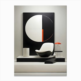 Modern Abstract Minimalistic Art 25 Canvas Print