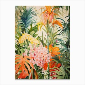 Tropical Plant Painting Areca Palm 1 Canvas Print