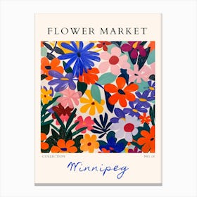 Flower Market 70 Canvas Print