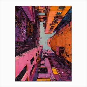 Sci-Fi City Canvas Print