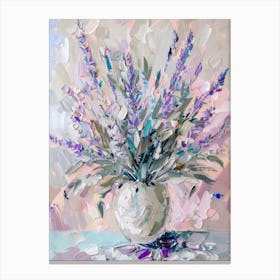 A World Of Flowers Lavender 1 Painting Canvas Print