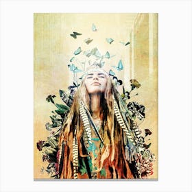 Bohemian Woman Canvas Print