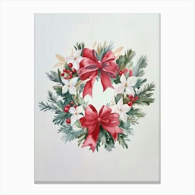 Christmas Wreath Canvas Print