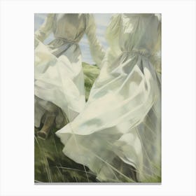 Sheets In The Wind Vintage Canvas Print