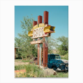 Route 66 III on Film Canvas Print