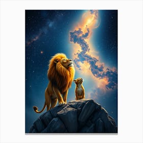 Lion King 4 Canvas Print