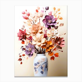 Wildflower Patterns Canvas Print