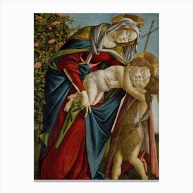 Sandro Botticelli Virgin And Child 2 Canvas Print