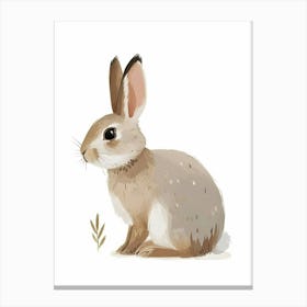 American Sable Rabbit Kids Illustration 1 Canvas Print