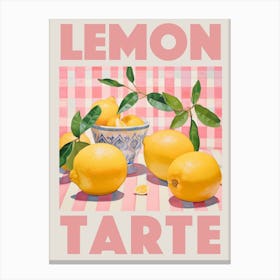 Lemon Tarte Canvas Print