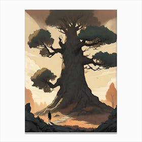 Shadow Of The Great Tree Canvas Print