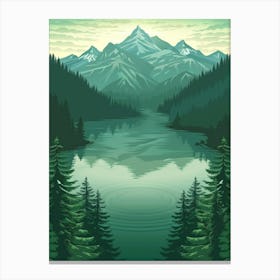 Mountain Landscape 24 Canvas Print