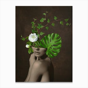 Tropical Girl 1 Canvas Print