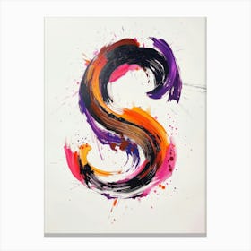 Letter S Canvas Print