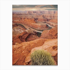 Colorado River Canyon Canvas Print