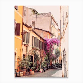 Alley Of Rome Canvas Print