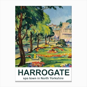 Harrogate, Spa Town In North Yorkshire Canvas Print