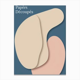 Papers Decouques Canvas Print