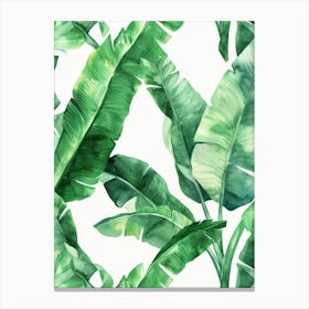 Tropical Leaves Wallpaper 3 Canvas Print