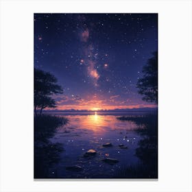 Night Sky 2 Canvas Print