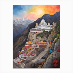 Sri Rama Temple Canvas Print