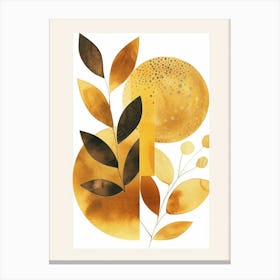 Golden Leaves 30 Canvas Print