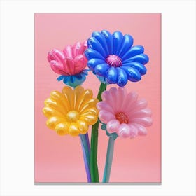 Dreamy Inflatable Flowers Cornflower 1 Canvas Print