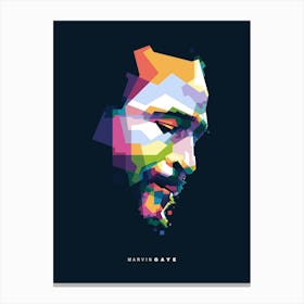 Marvin Gaye WPAP 2 Canvas Print