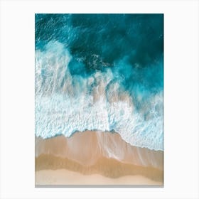 Aerial View Of A Beach 146 Canvas Print