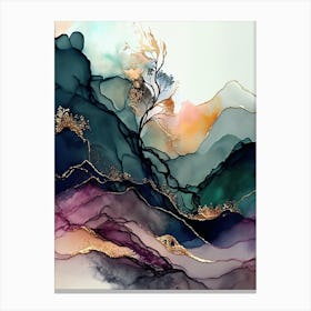Marble Abstract Painting Canvas Print