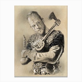 Floki. Vikings Canvas Print