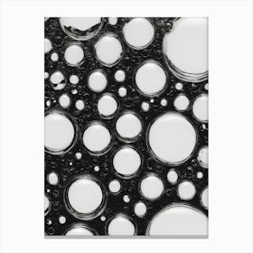 Bubbles In Water Canvas Print