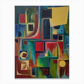 Abstract Wall Art, Picture Gallery Canvas Print