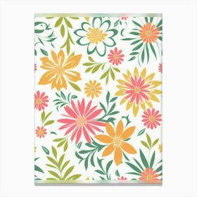 Floral Pattern 5 Canvas Print