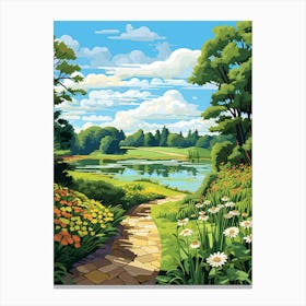 Niagara Parks Botanical Gardens Canada Illustration 2  Canvas Print
