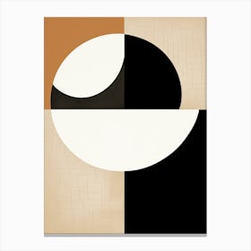 Essence Of Bauhaus; Noir Canvas Print
