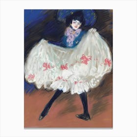 Pablo Picasso Dancer In A Blue Dress Canvas Print