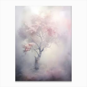 Tree In The Fog Canvas Print