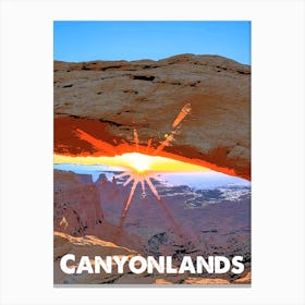 Canyonlands, National Park, Nature, USA, Wall Print, 1 Canvas Print