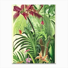 Jungle Botanicals 3 Botanical Canvas Print